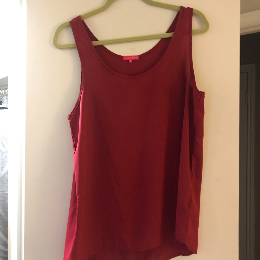 Wine Red Sleeveless Camisole